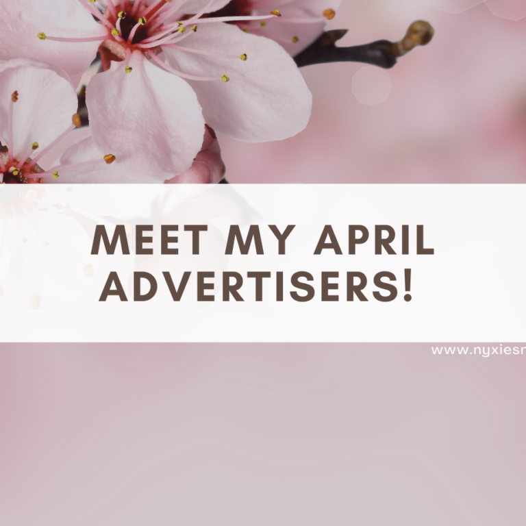 Meet My April Advertisers.